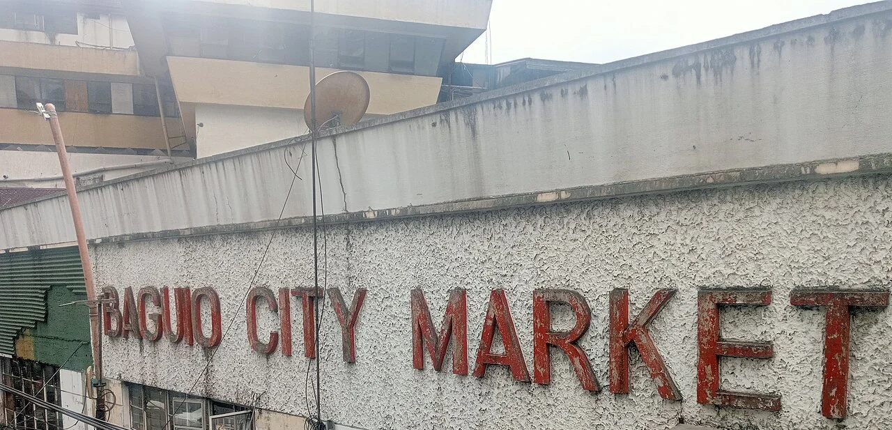 Bahagi ng Baguio City Public Market, paksa ng isang tesis sa arkitektura.