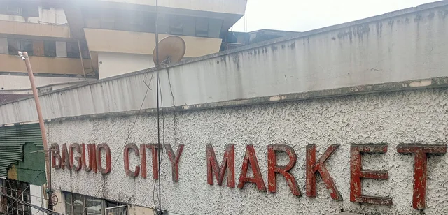 Bahagi ng Baguio City Public Market, paksa ng isang tesis sa arkitektura.